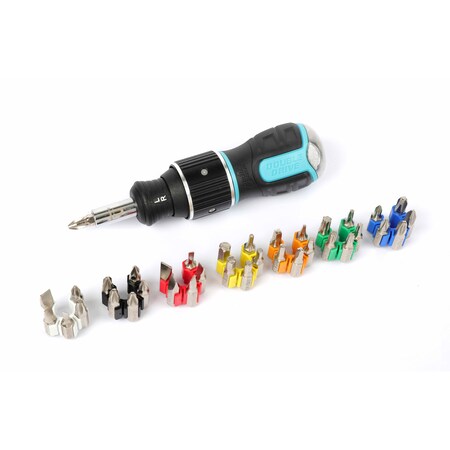 Prime-Line 37 Piece Stubby Screwdriver Kit, 2X Faster, Magnetic 1 Set DD65907